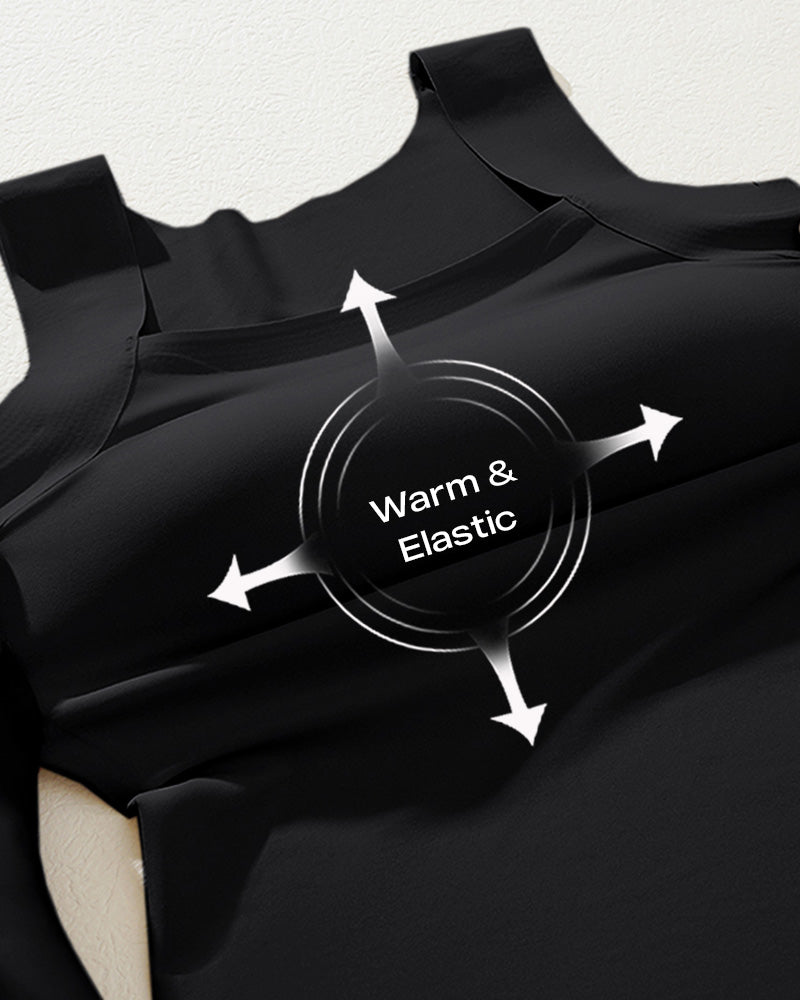 Contourx 2 Piece U Neck Shapewear Built In Bra Tank High Strechy Sleeveless Slim Fit Tops Camisole